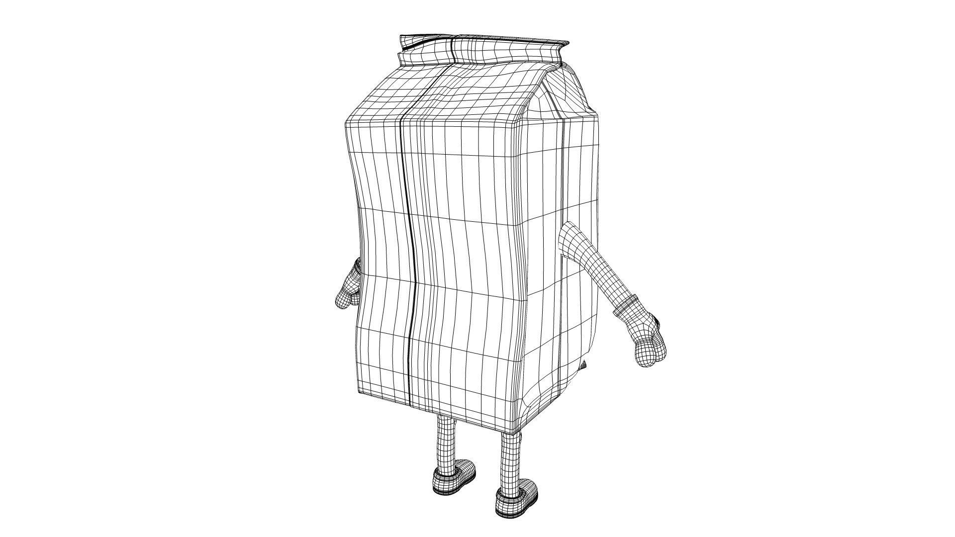 Cartoon Characters 3D model_11