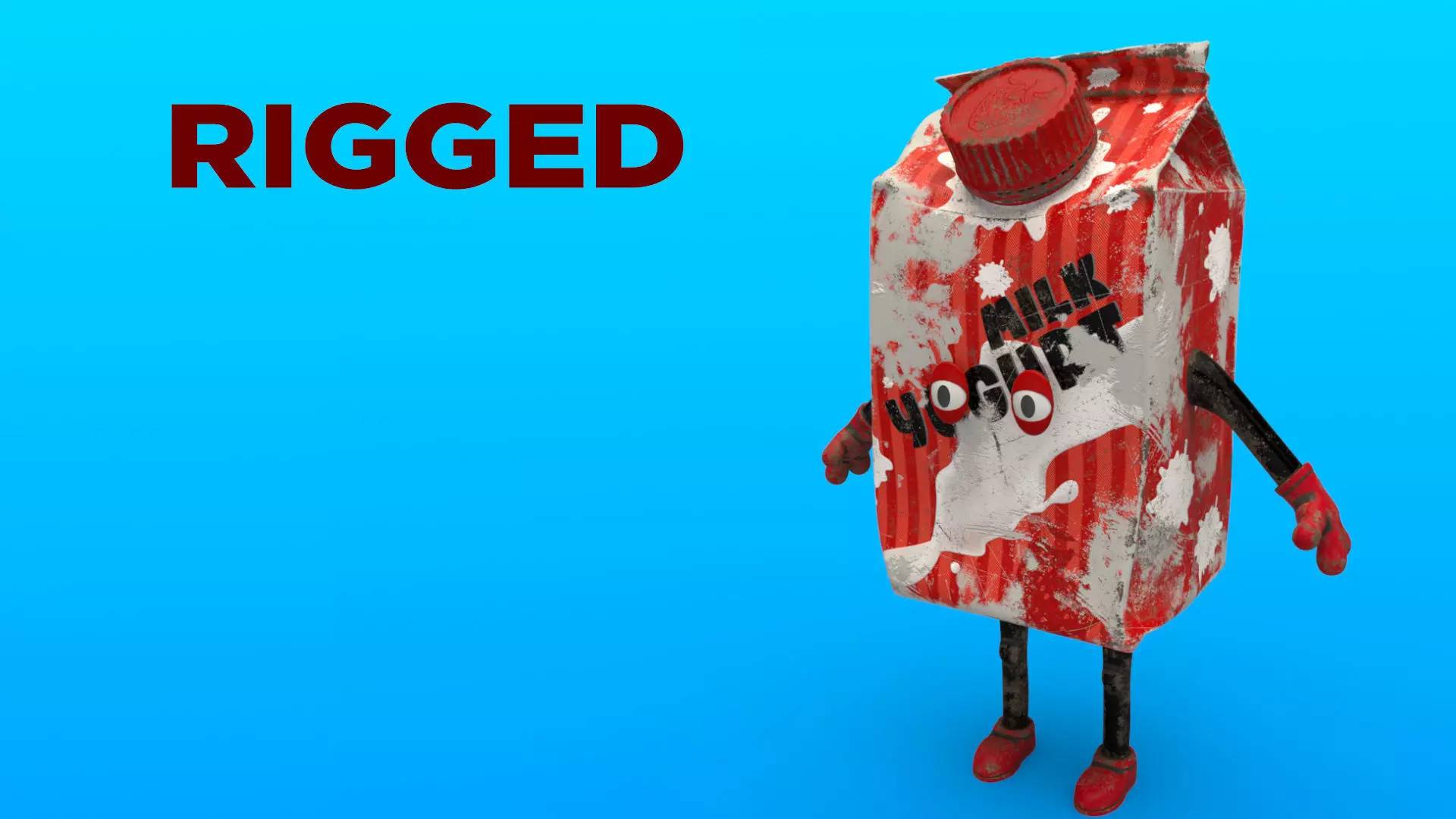 Cartoon Characters 3D model_0