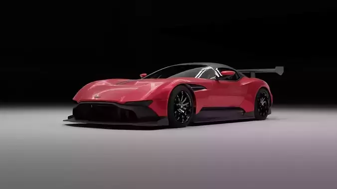 aston martin vulcan car 3D model