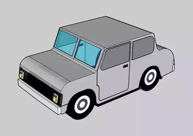 Basic Car Model  3D model