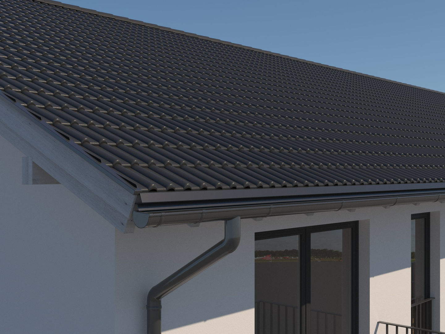 Apartment Building 002 3D model_8