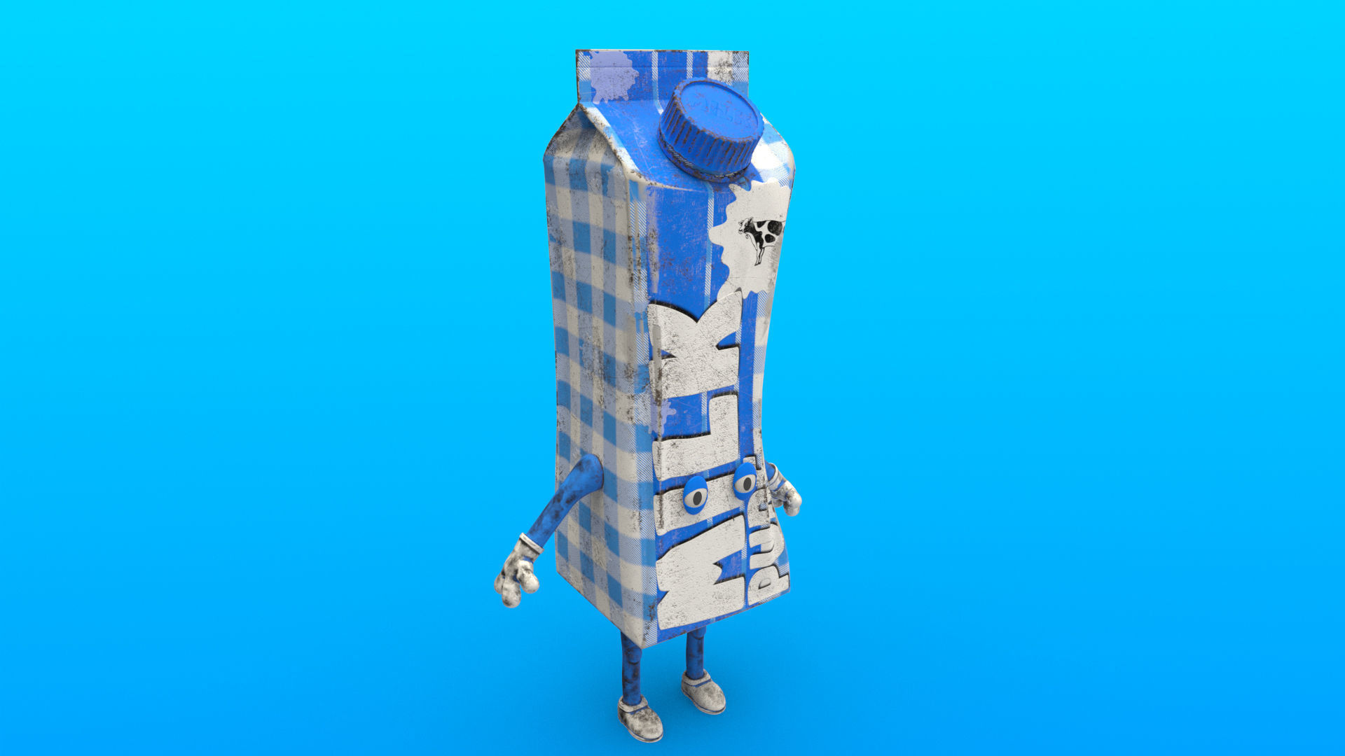 Cartoon Characters 3D model_2