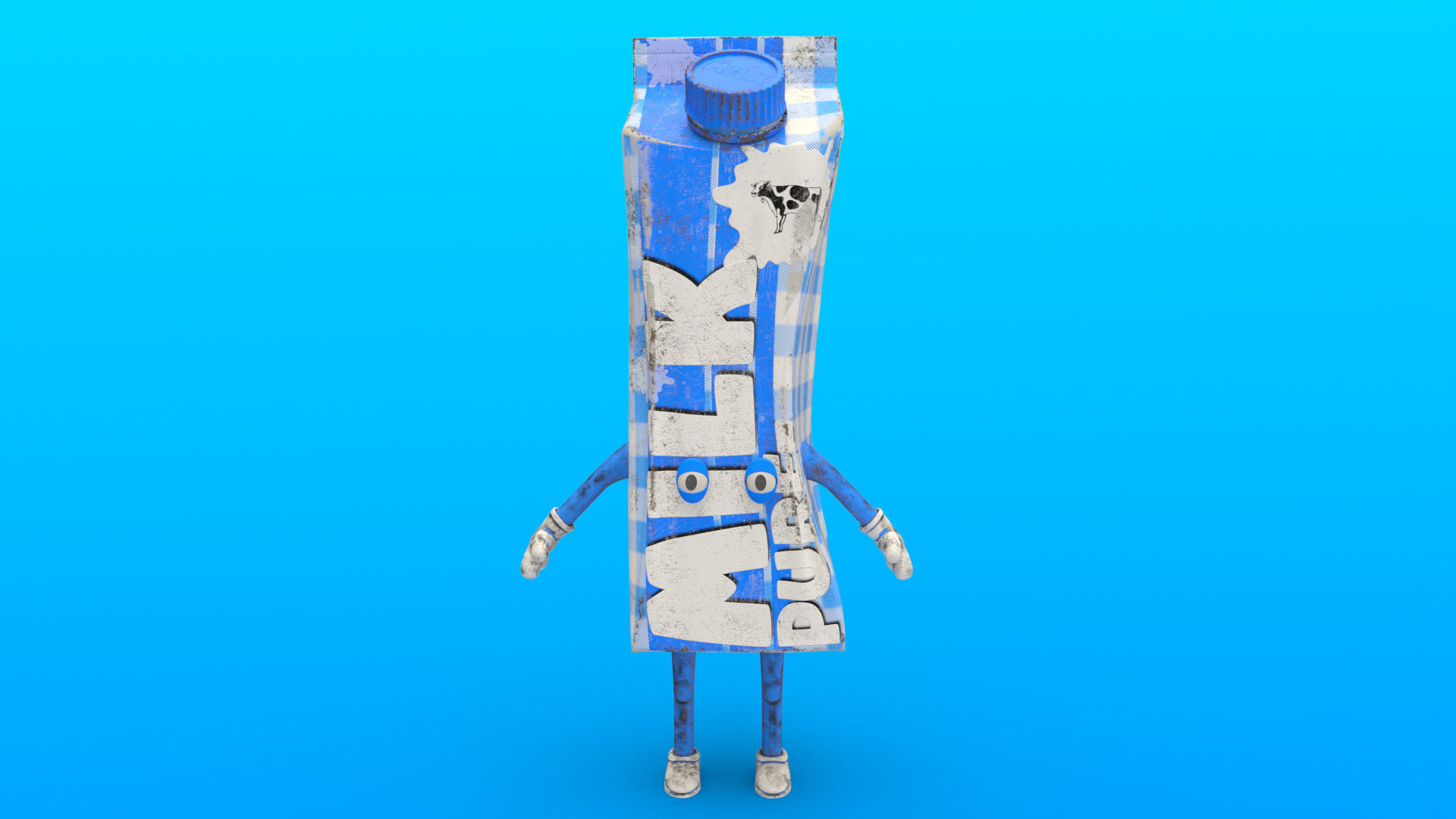 Cartoon Characters 3D model_6