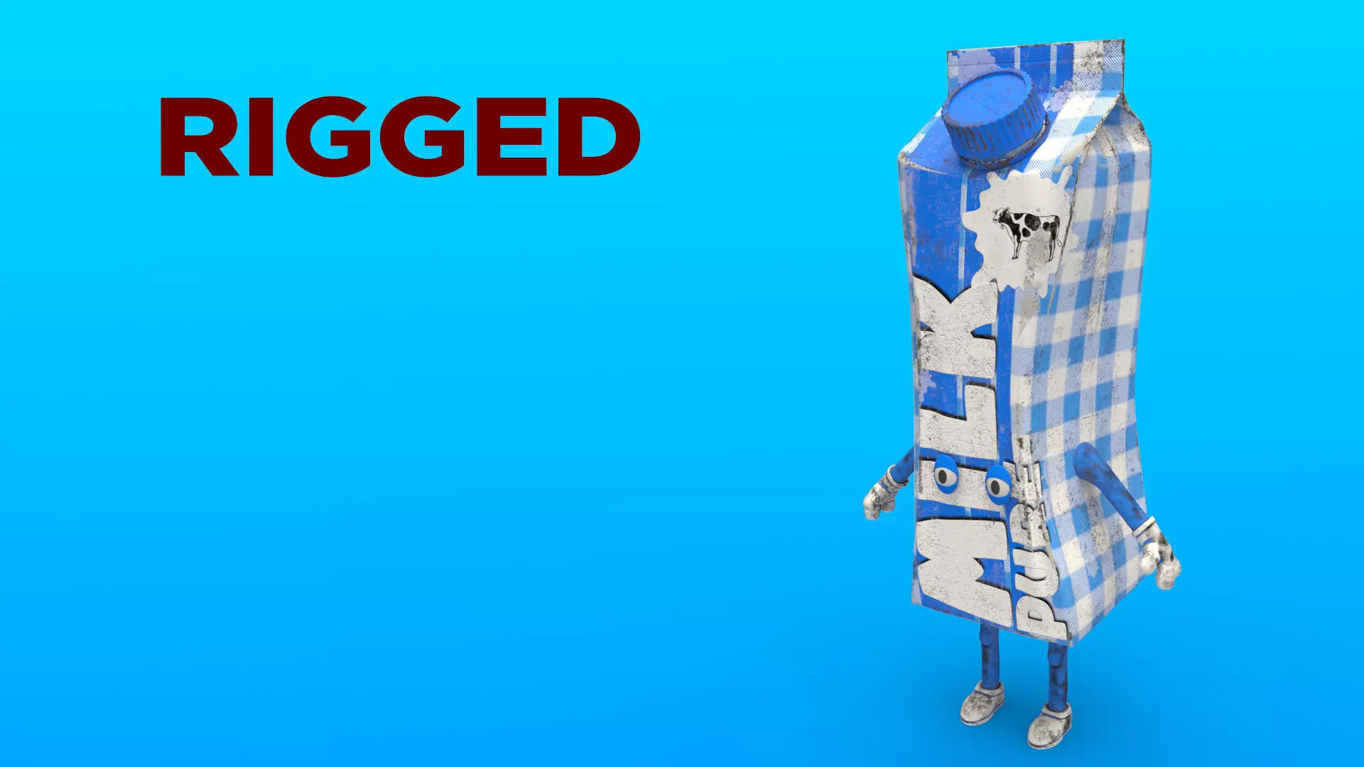 Cartoon Characters 3D model_0