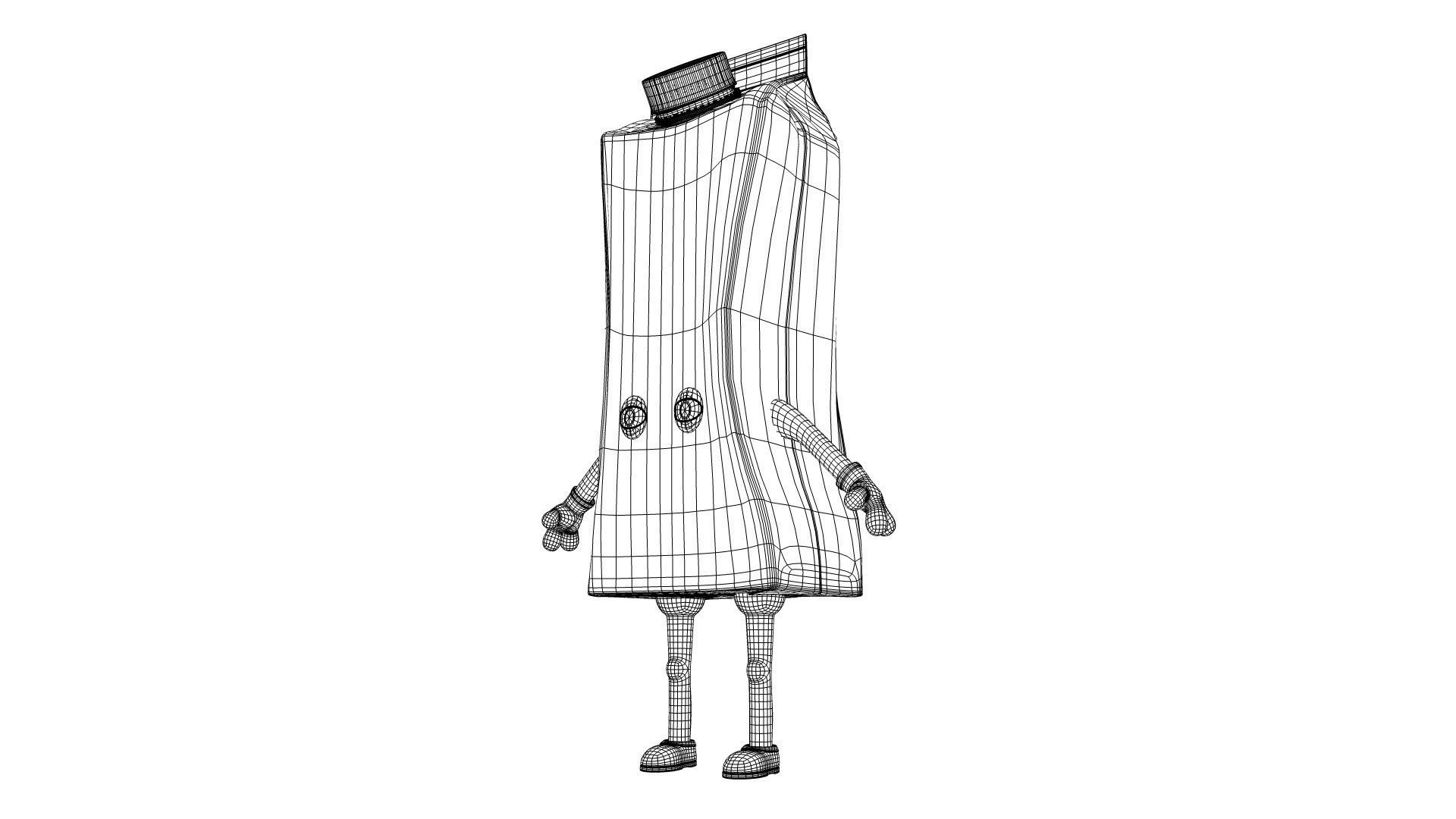 Cartoon Characters 3D model_10