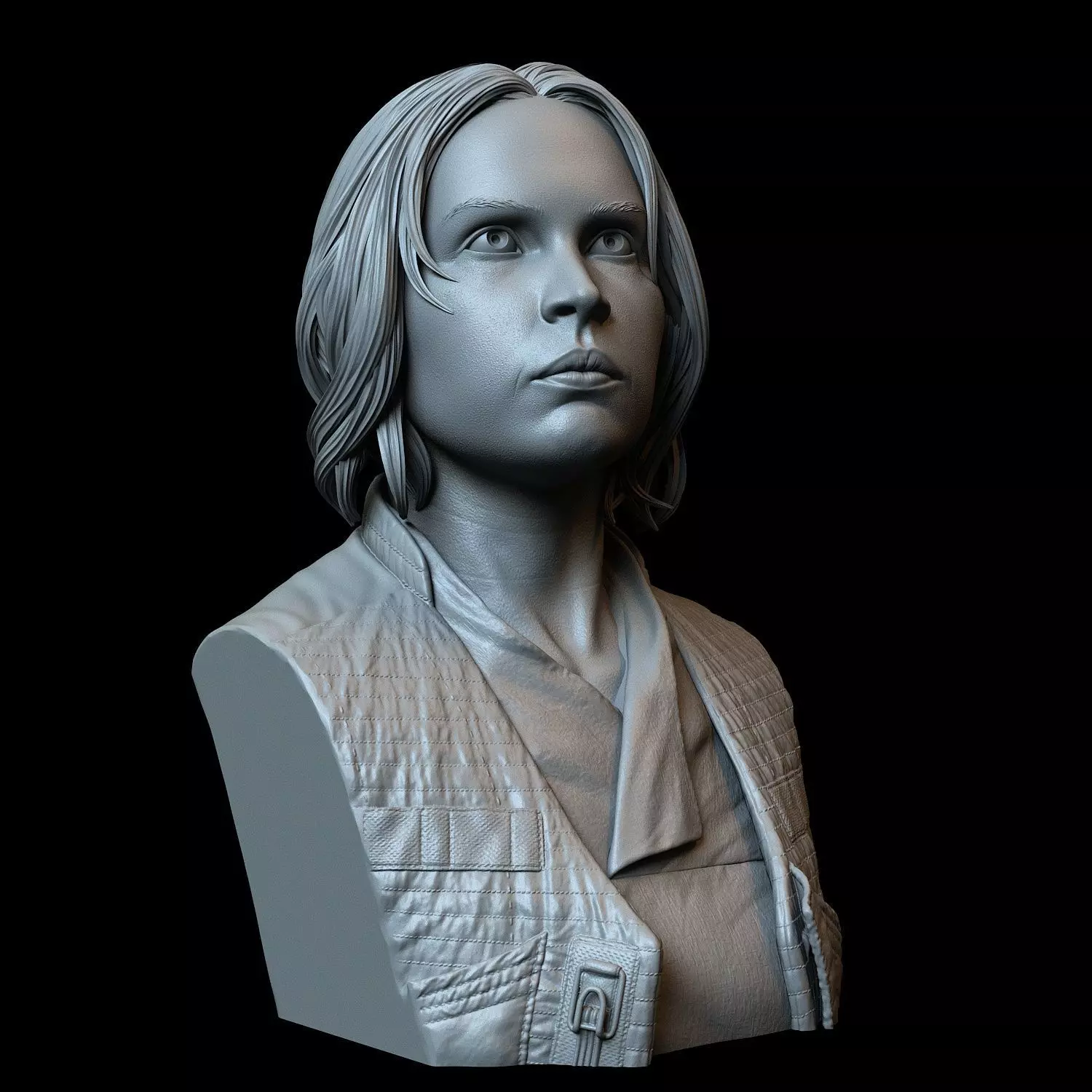 Felicity Jones as Jyn Erso 3D print model_0