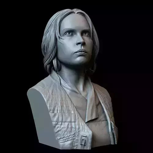 Felicity Jones as Jyn Erso 3D print model