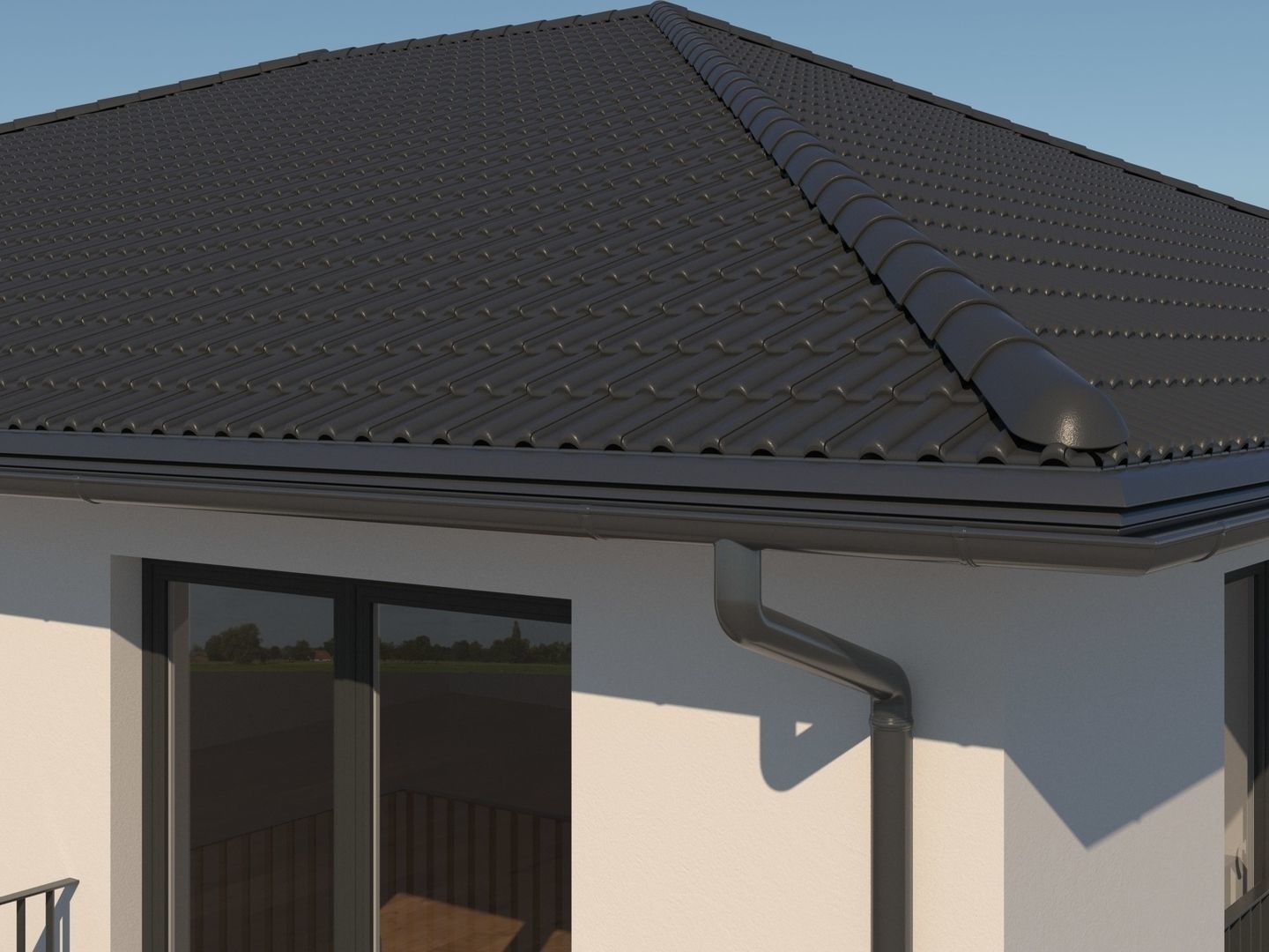 Apartment Building 001 3D model_8