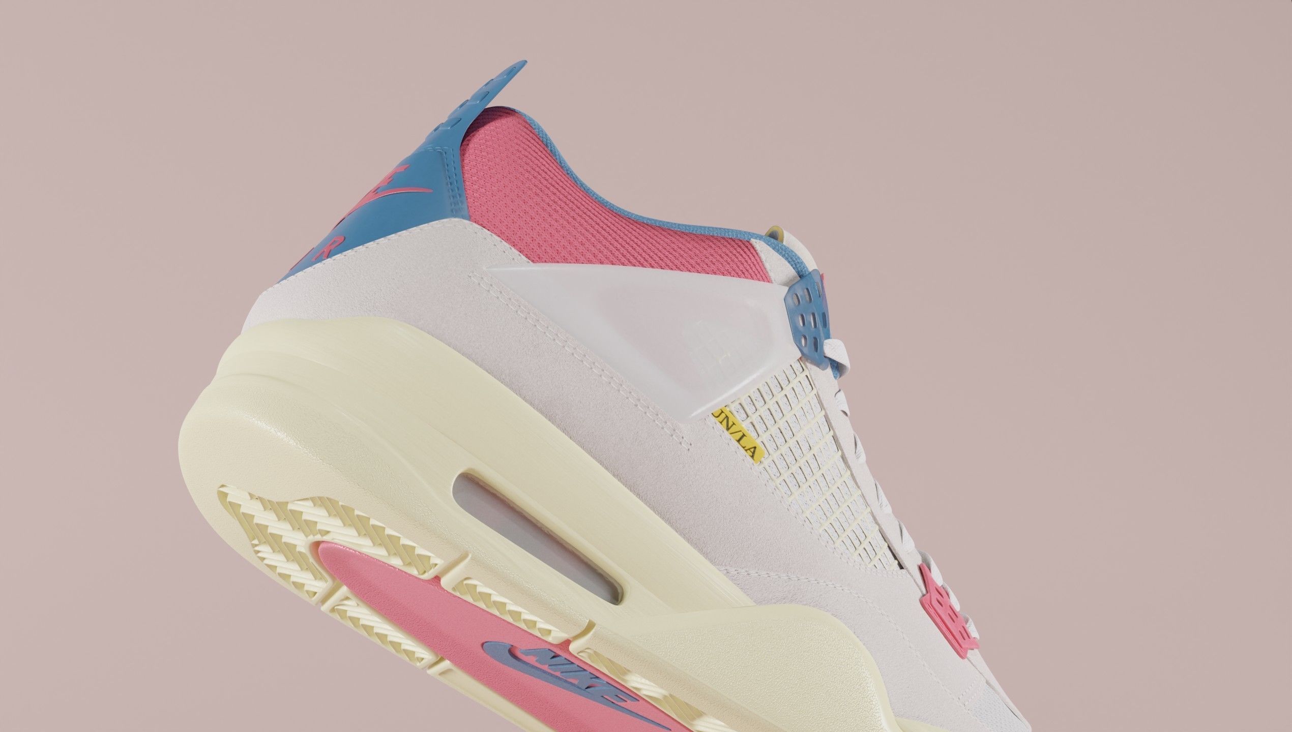 Jordan 4 Union LA Guava Ice  3D model_16