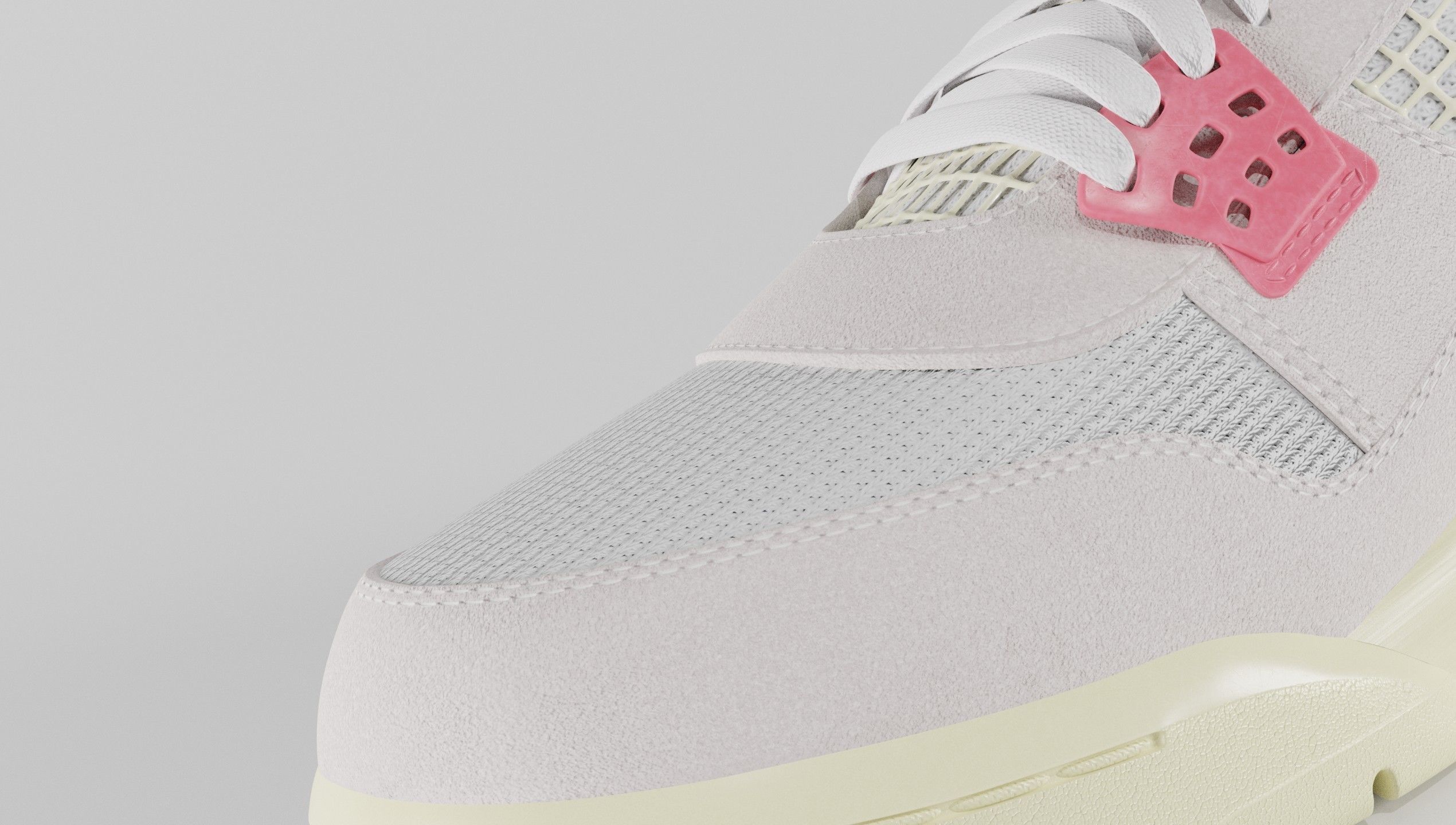 Jordan 4 Union LA Guava Ice  3D model_32