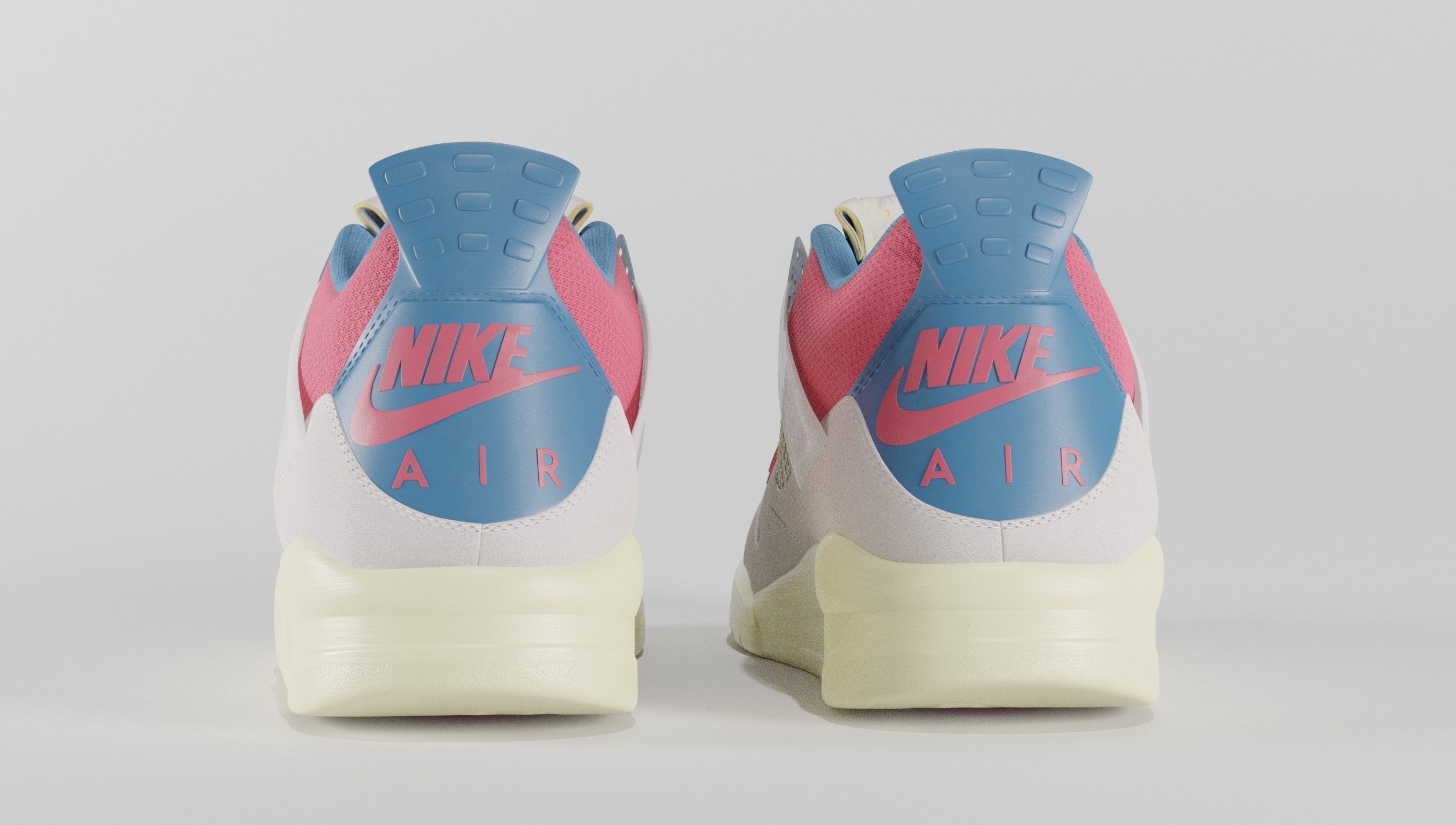 Jordan 4 Union LA Guava Ice  3D model_30