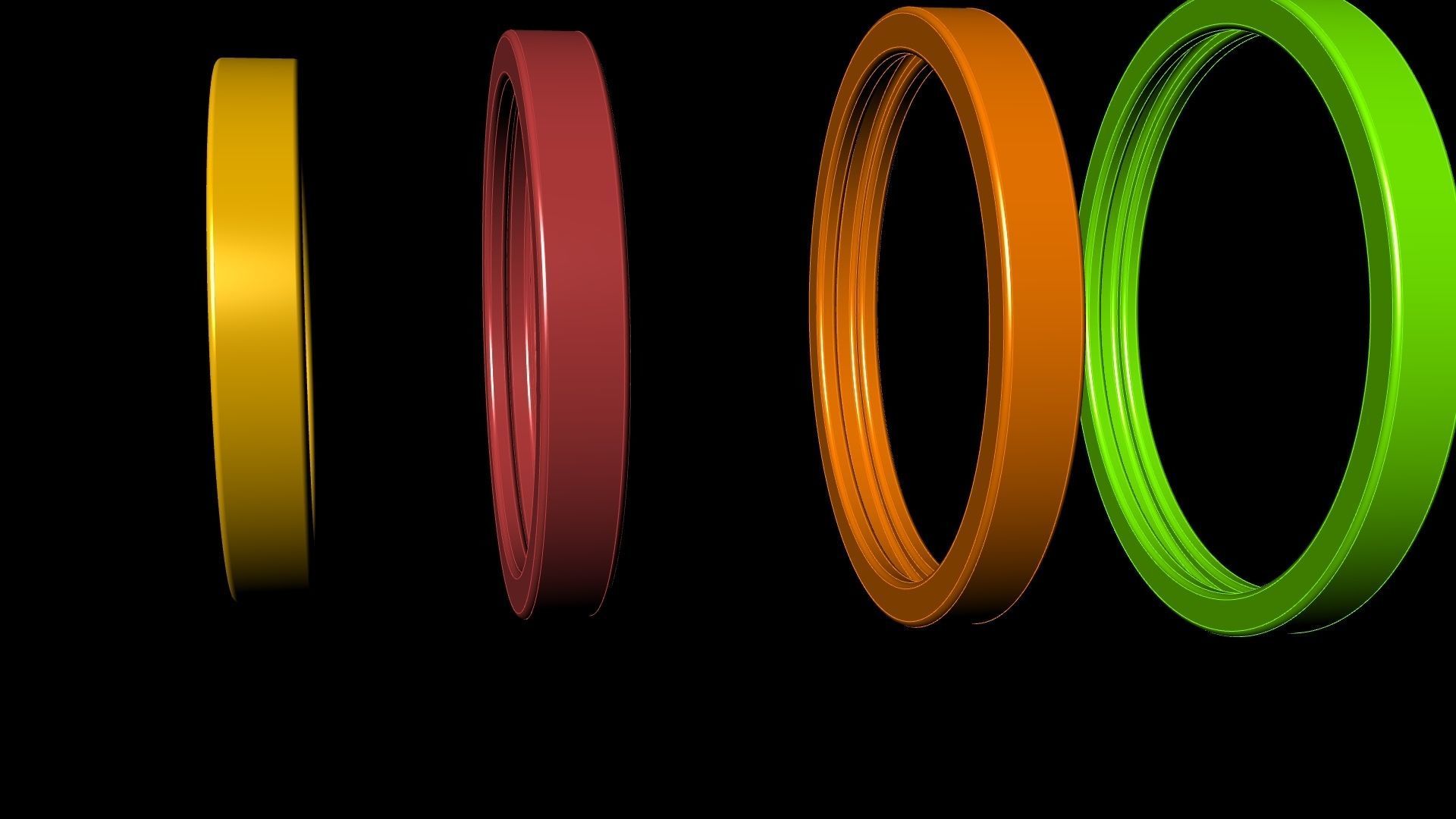 16 wedding band stl verified 3D print model_12