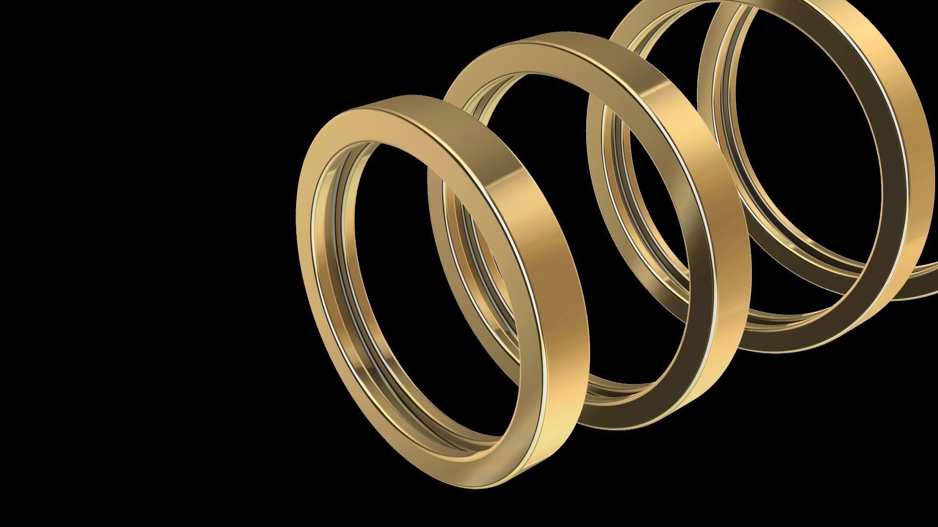 16 wedding band stl verified 3D print model_4