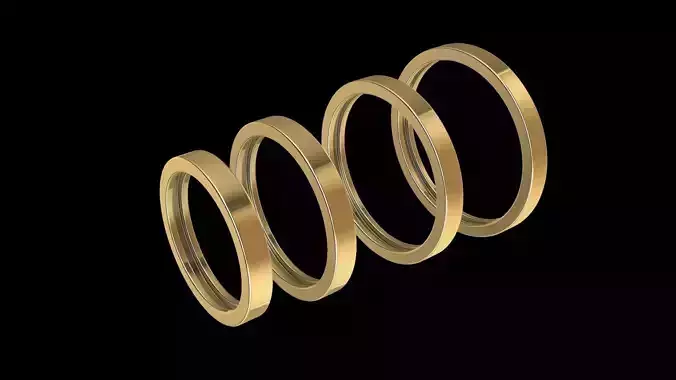 16 wedding band stl verified