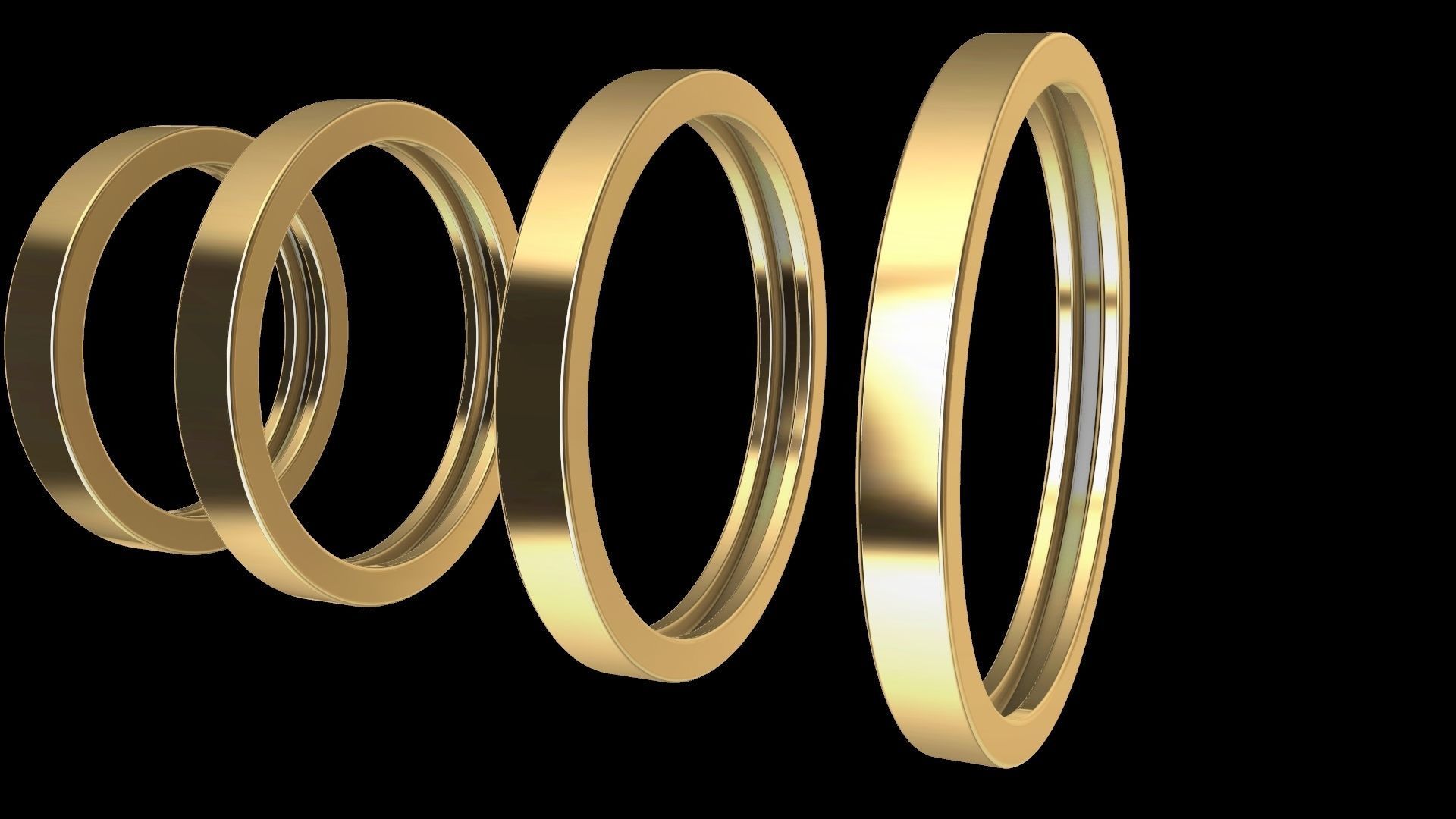 16 wedding band stl verified 3D print model_5