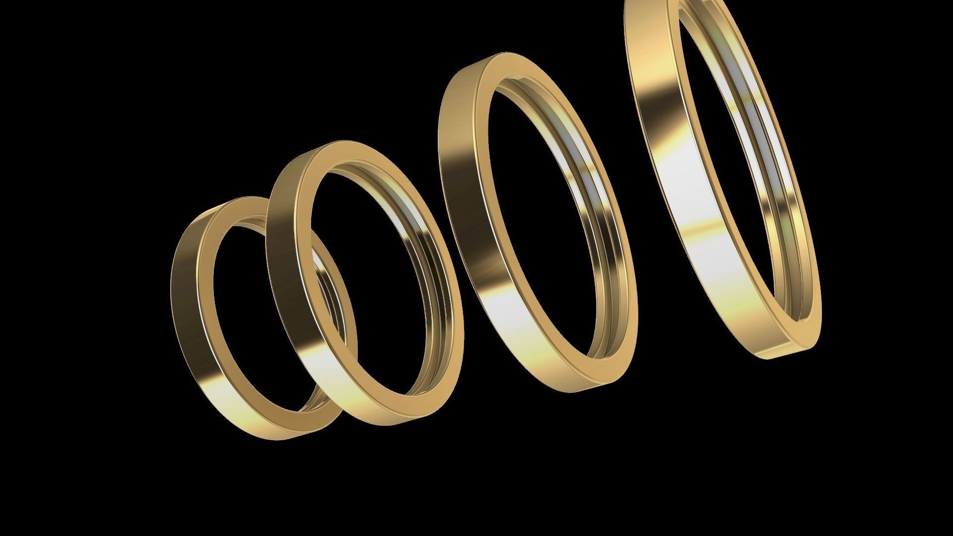 16 wedding band stl verified 3D print model_8