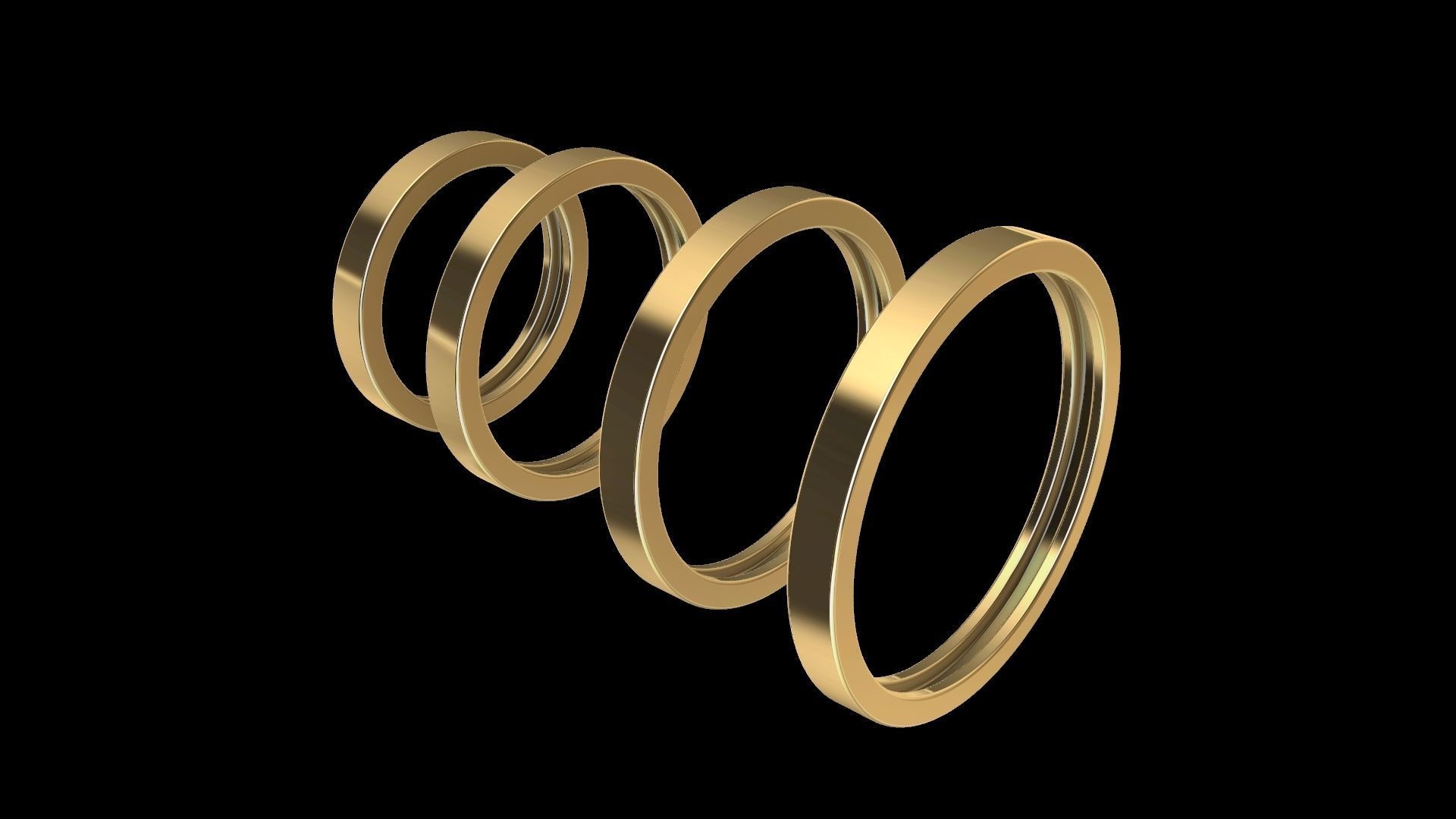14 wedding band stl verified 3D print model_1