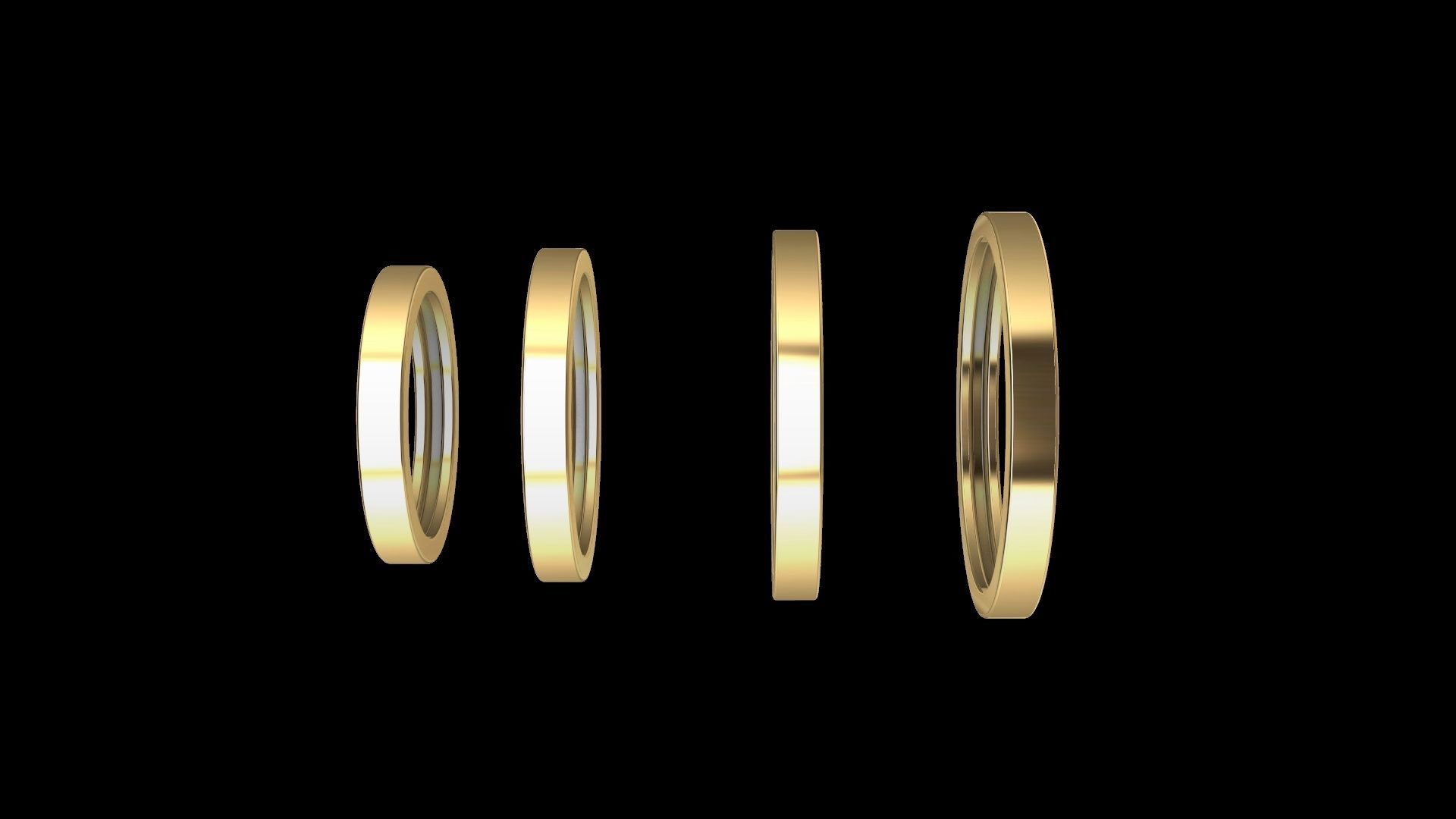 14 wedding band stl verified 3D print model_5