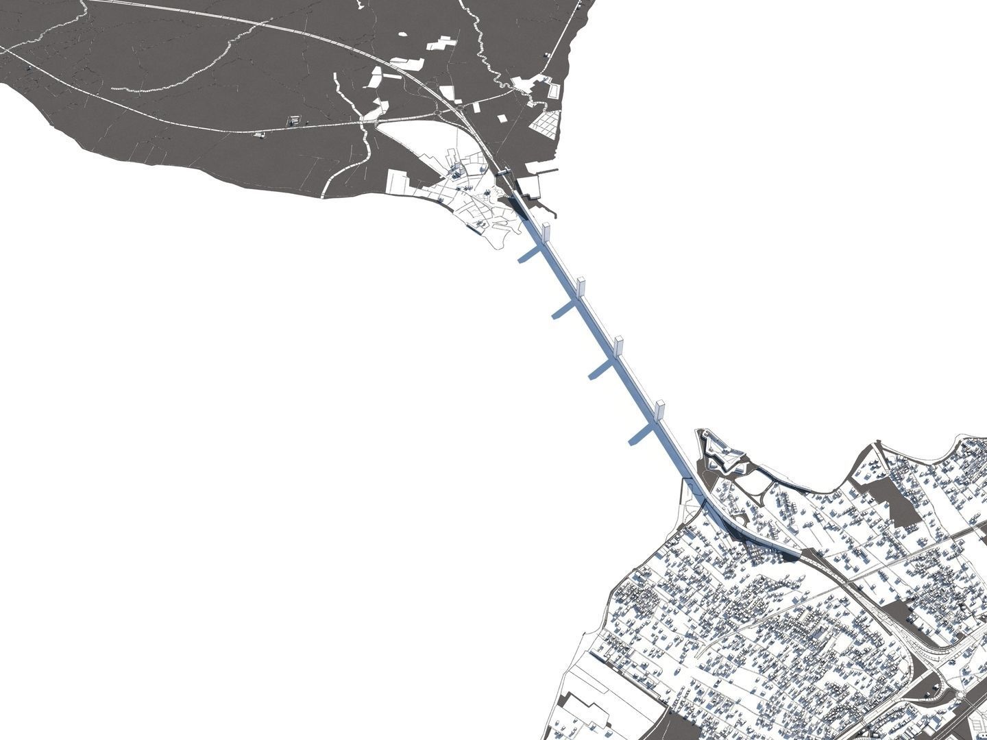 Patra Greece 50x50km 3D model_21