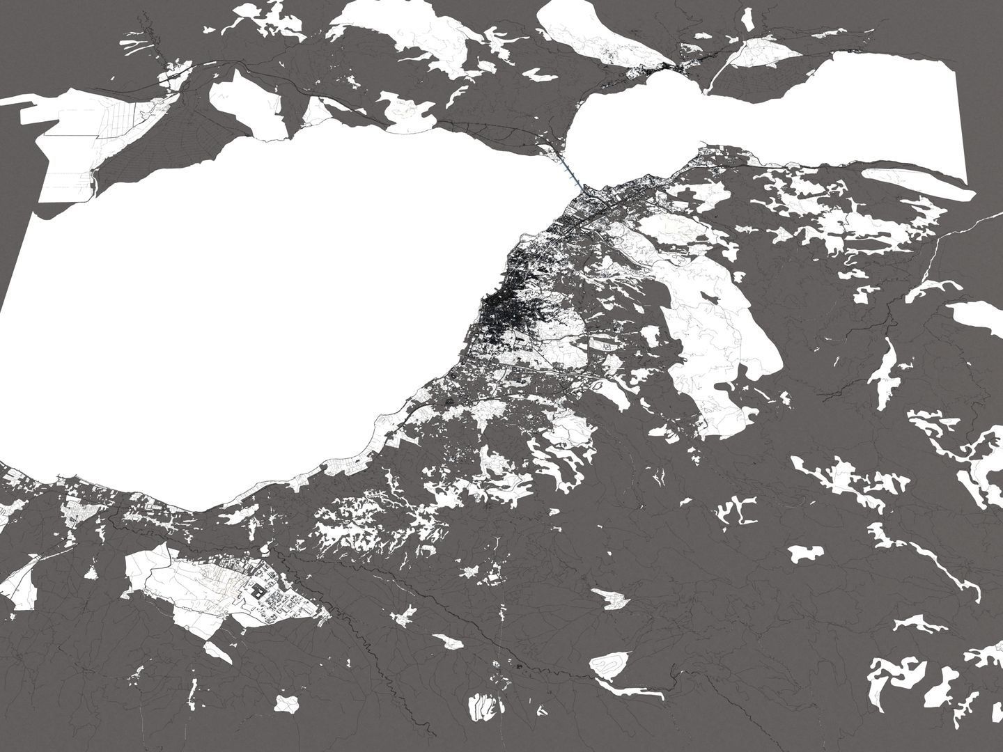Patra Greece 50x50km 3D model_18
