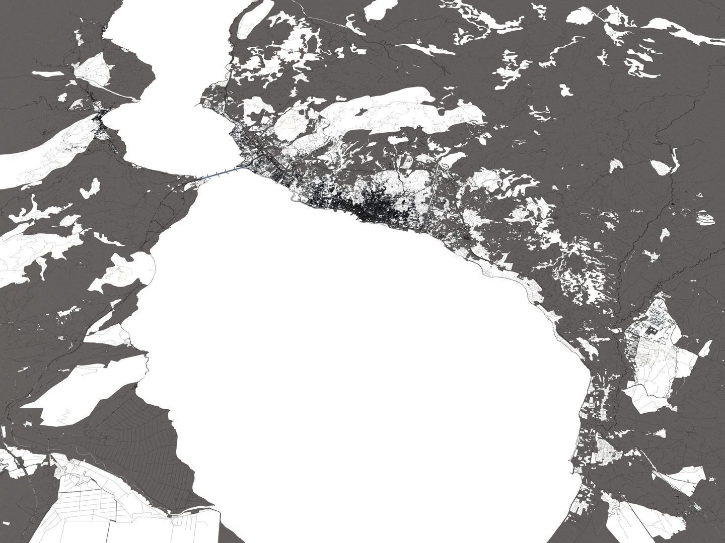 Patra Greece 50x50km 3D model_19