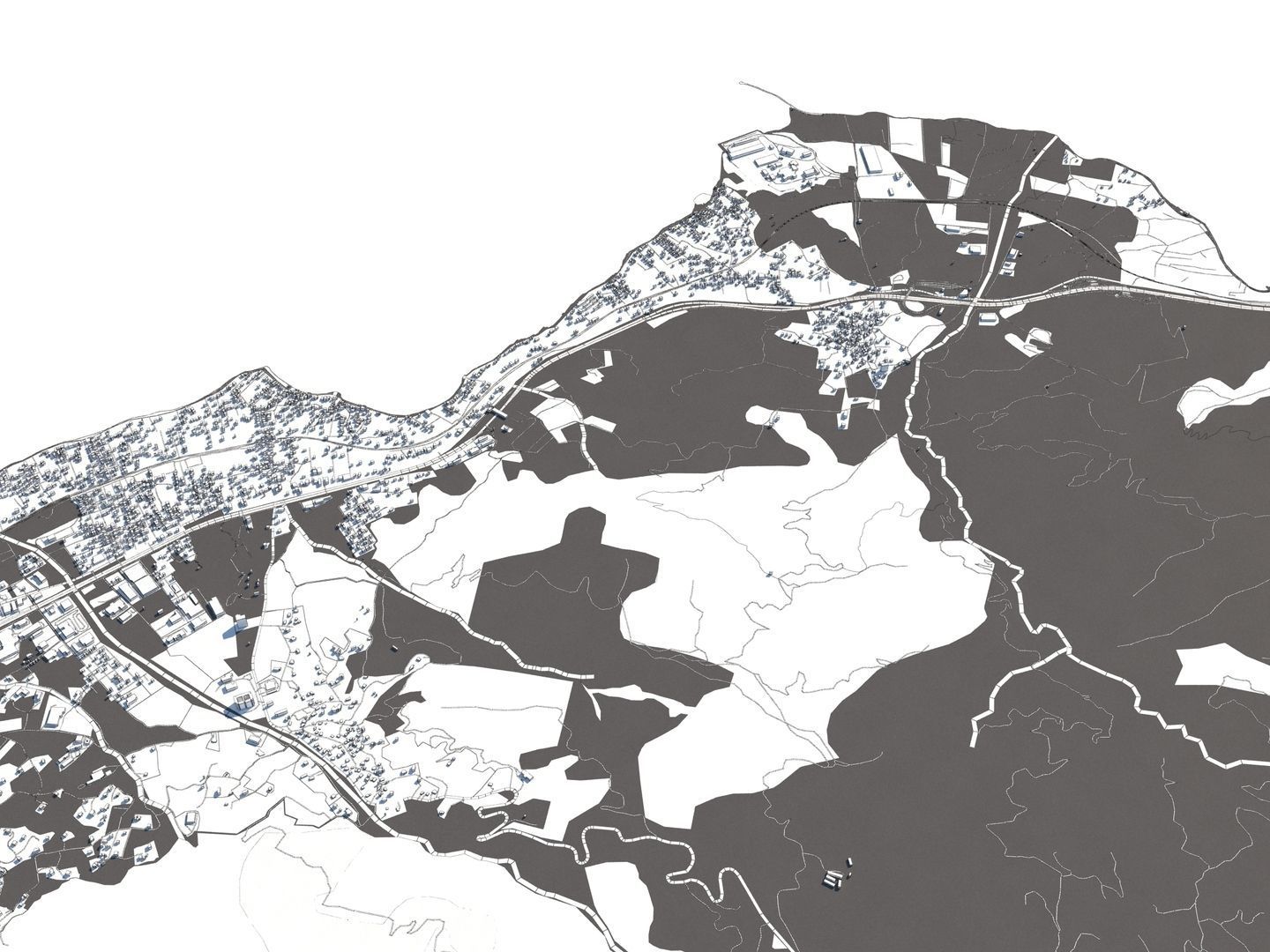 Patra Greece 50x50km 3D model_22