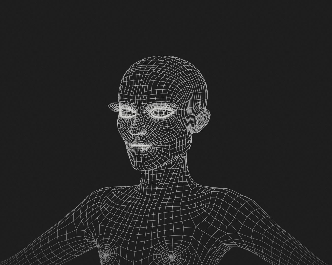 Cartoon man rigged Low-poly 3D model_11