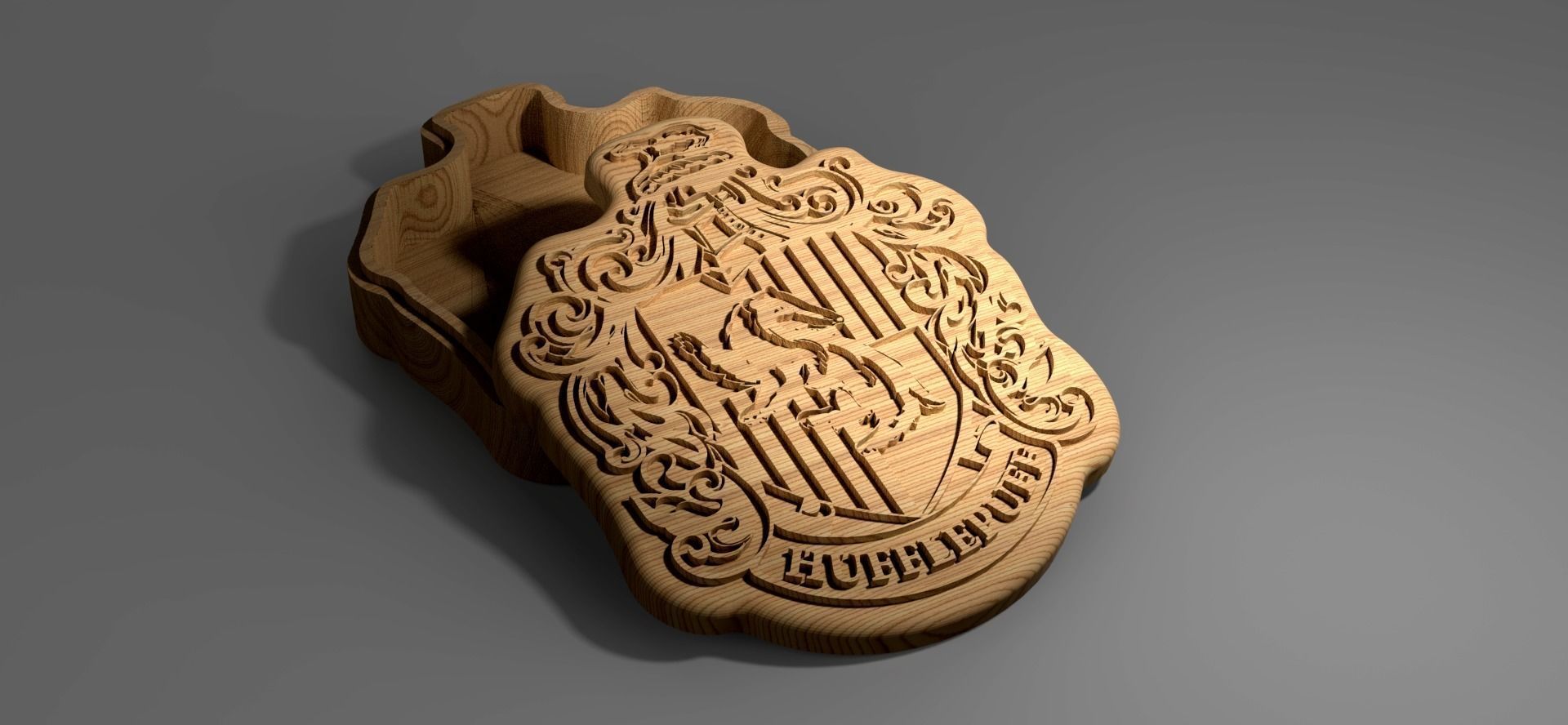 boxes Harry potter Hogwarts for CNC router or printer svg eps ai 3D print model_6