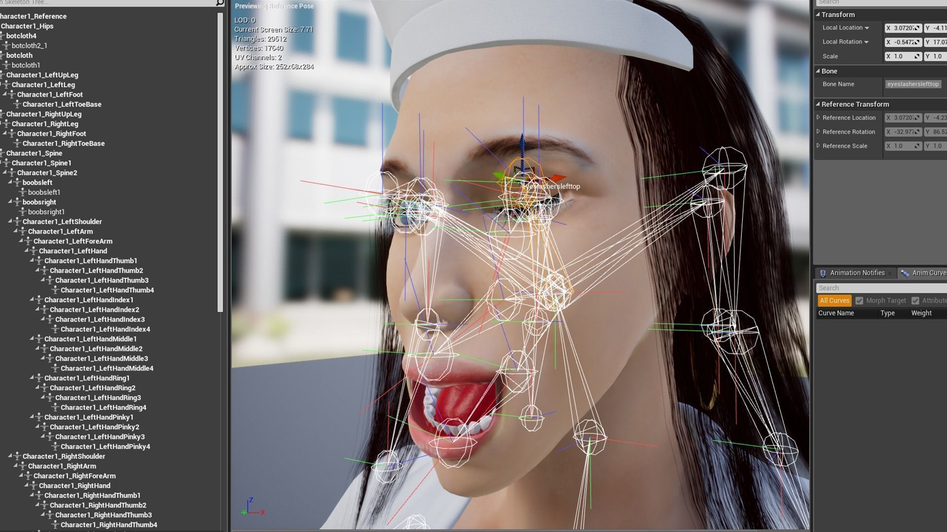 3D Game Ready Character - Nurse Low-poly 3D model_19