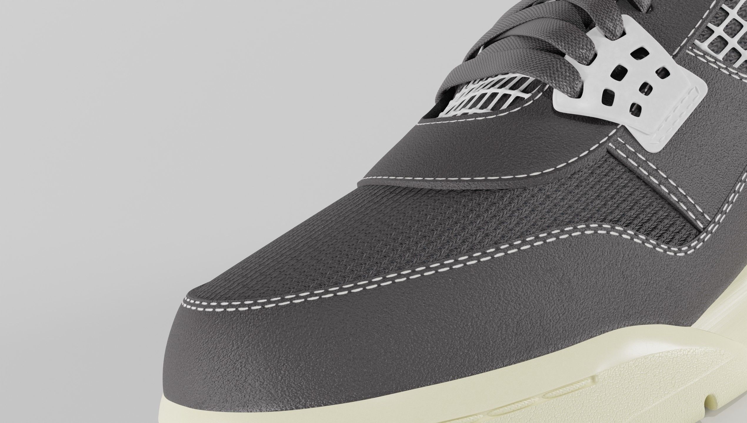 Jordan 4 Union LA Off Noir  3D model_14