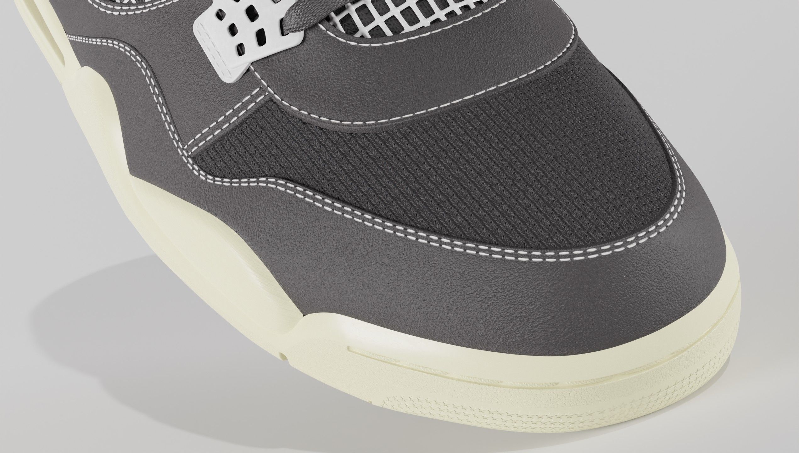 Jordan 4 Union LA Off Noir  3D model_20