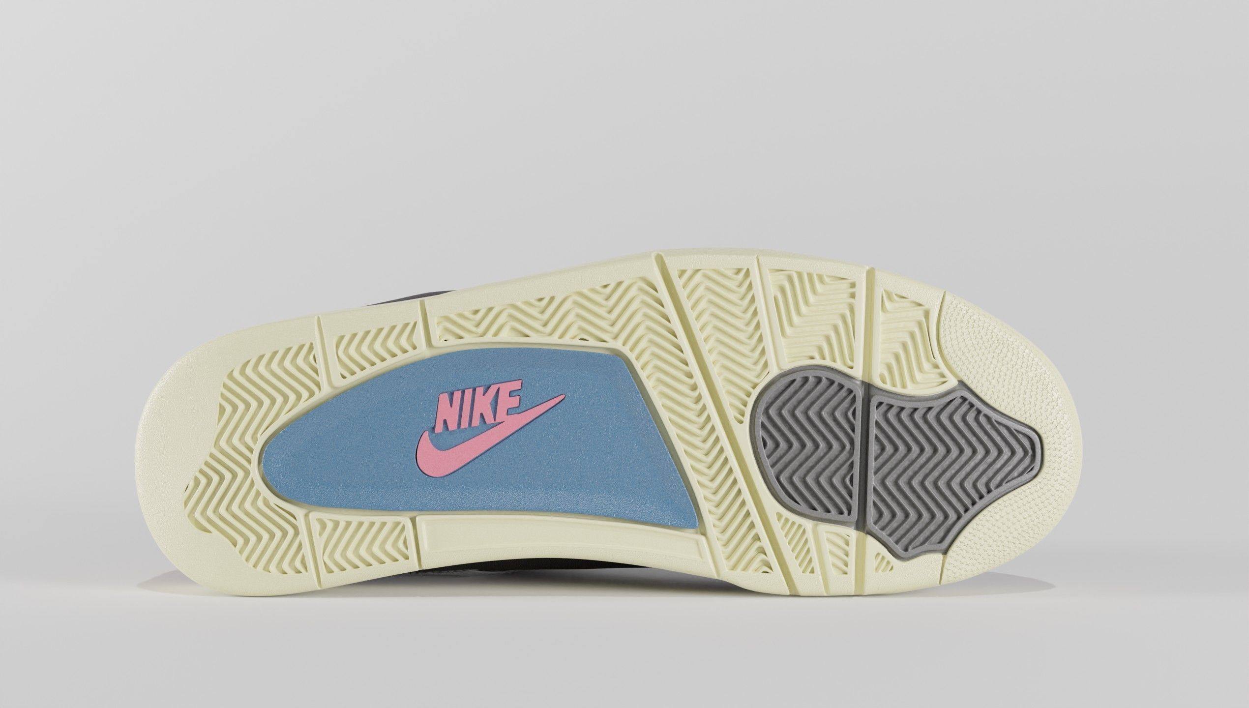 Jordan 4 Union LA Off Noir  3D model_47