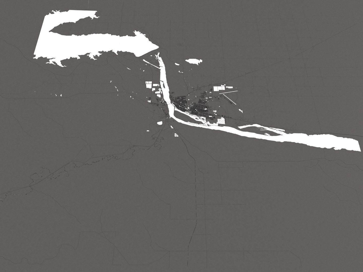 Pierre South Dakota USA 50x50km 3D model_18