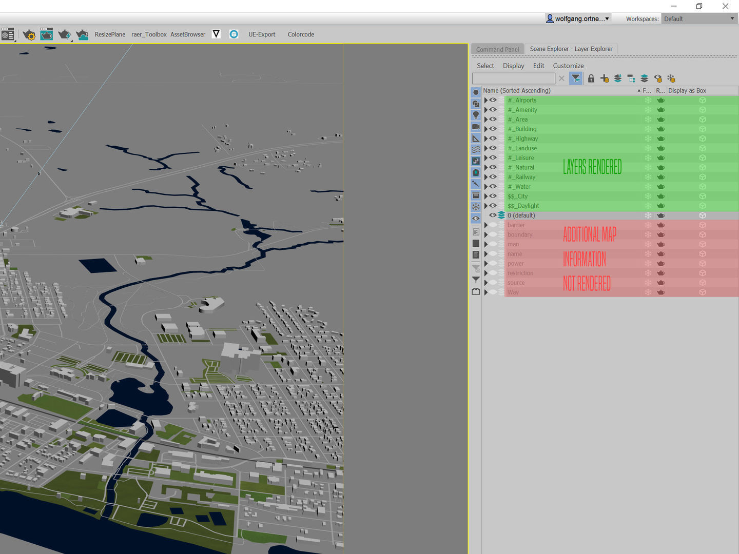 Pierre South Dakota USA 50x50km 3D model_14