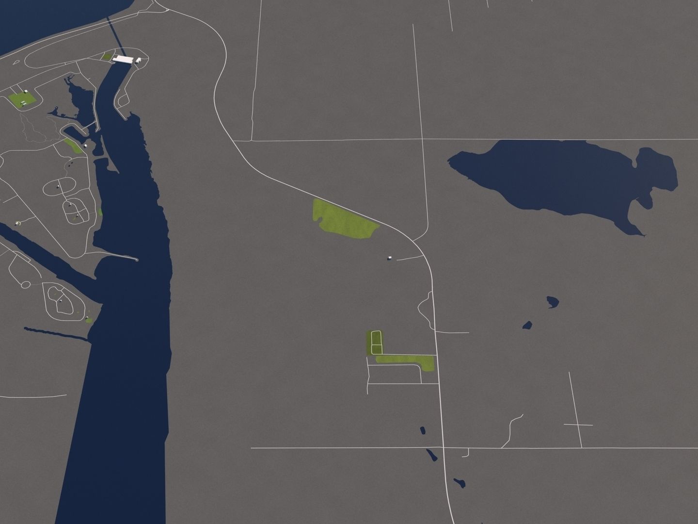 Pierre South Dakota USA 50x50km 3D model_9