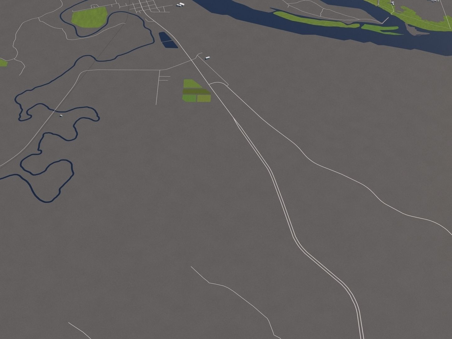 Pierre South Dakota USA 50x50km 3D model_12