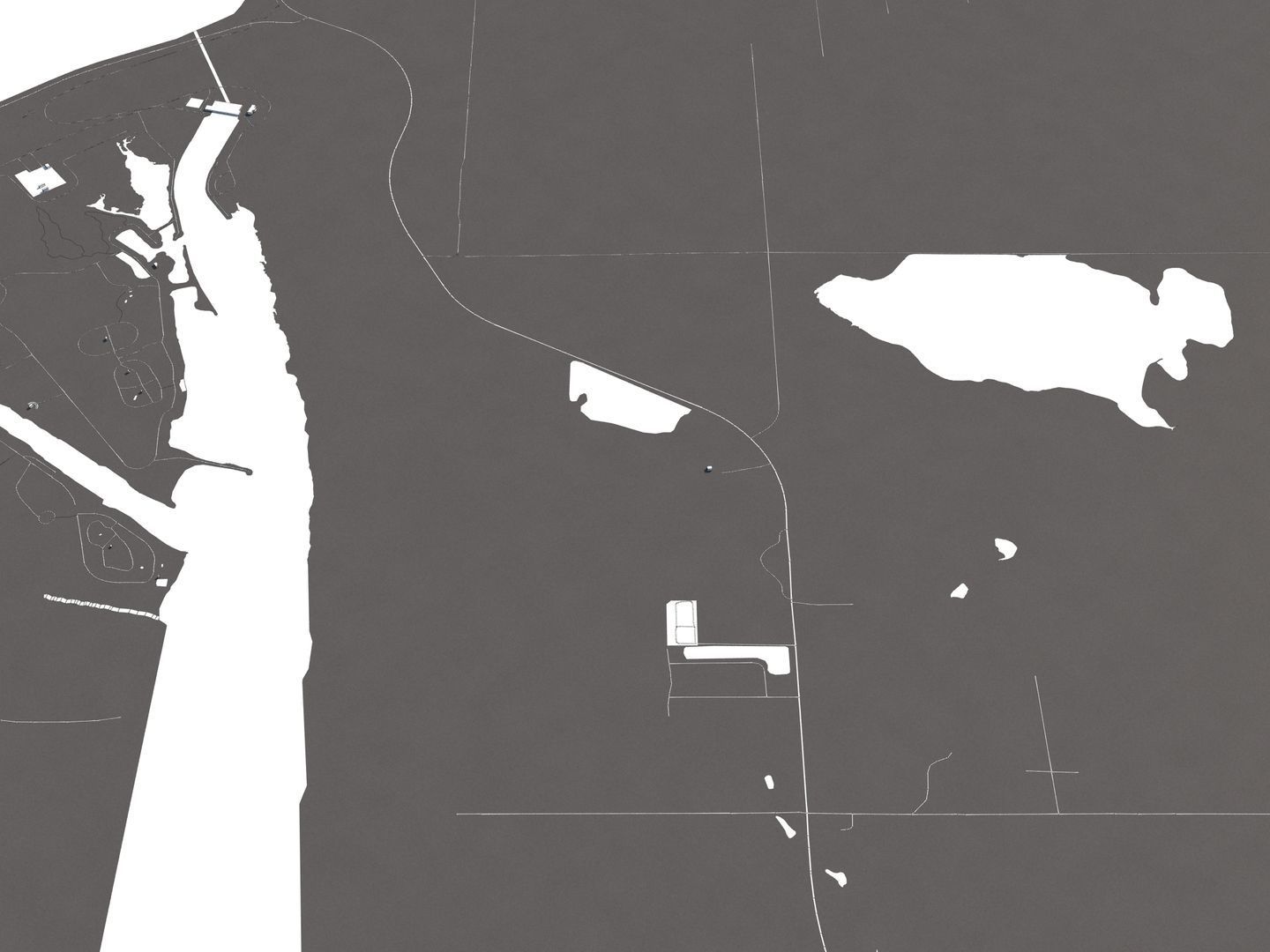 Pierre South Dakota USA 50x50km 3D model_22