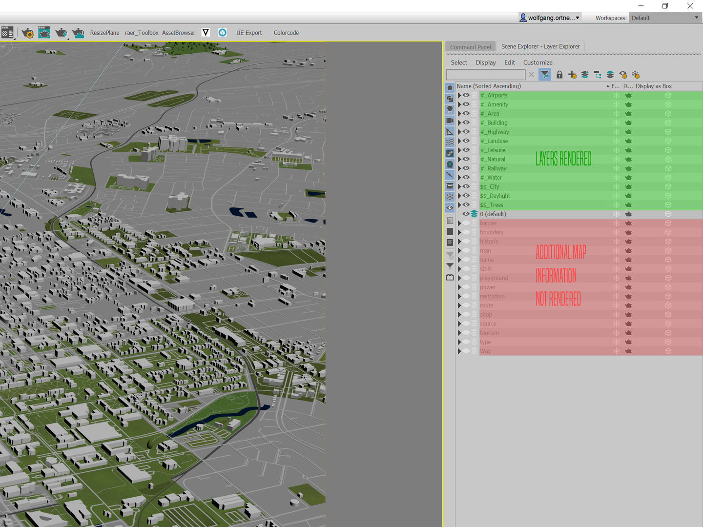 Columbia South Carolina USA 50x50km 3D model_14
