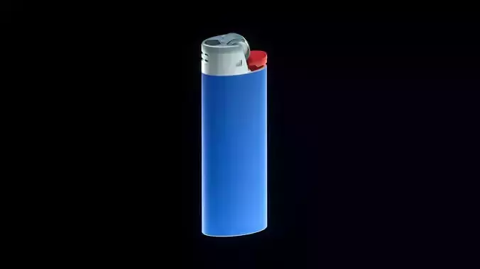 lighter Low-poly 3D model