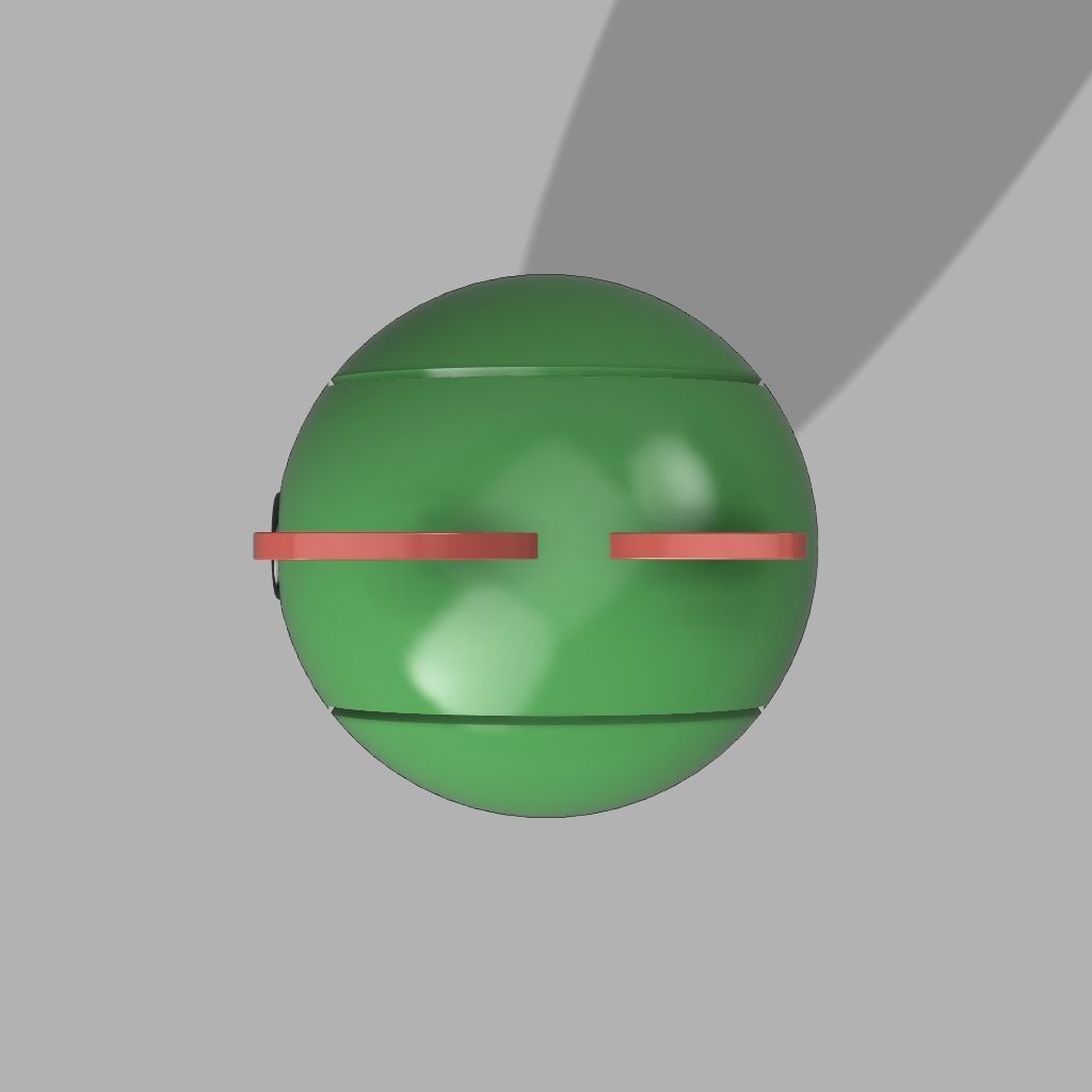 ralts pokeball 3D print model_4