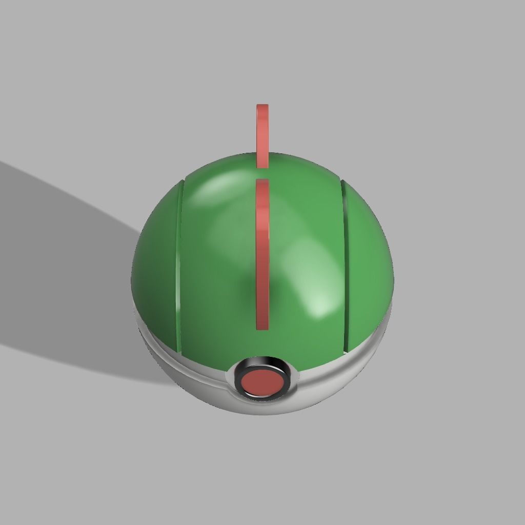ralts pokeball 3D print model_5