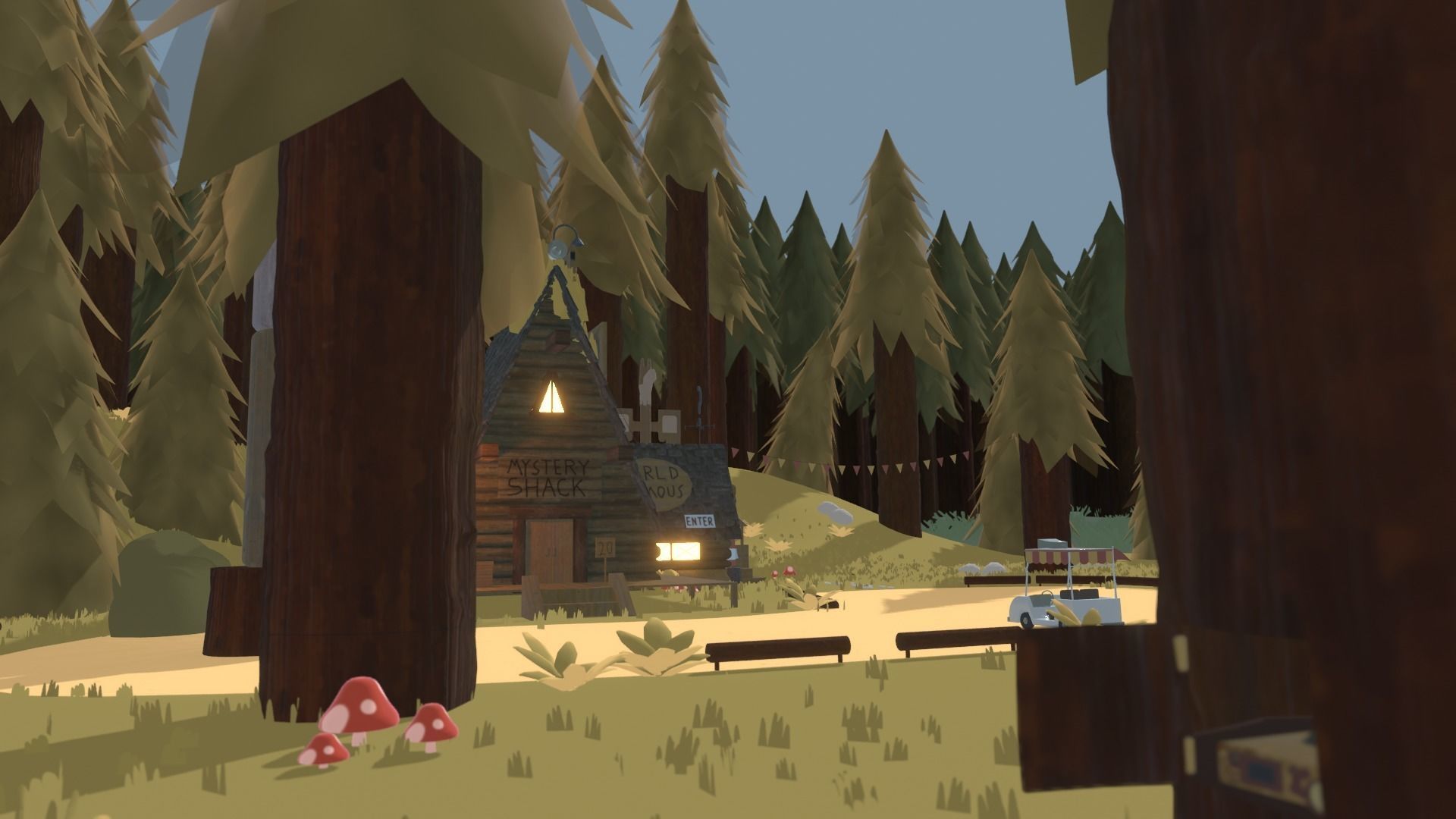 Mystery Shack Low-poly 3D model_3