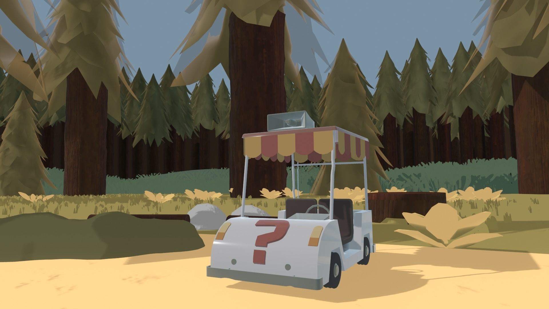 Mystery Shack Low-poly 3D model_9