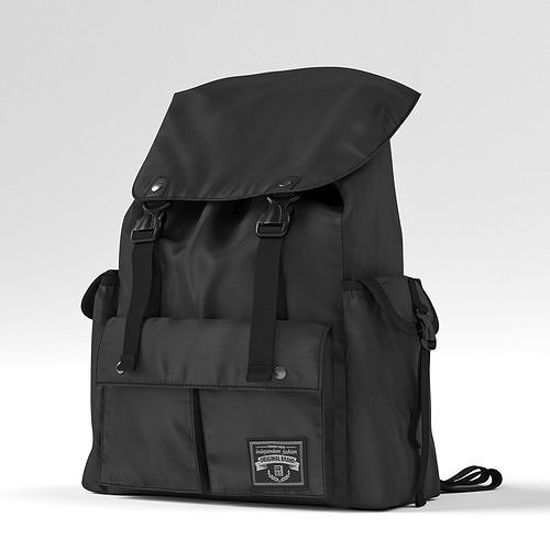 Backpack fabric Black