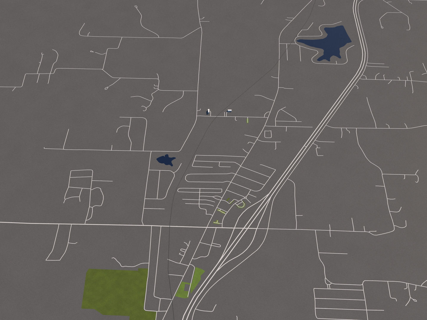 Jefferson City Missouri USA 50x50km 3D model_9