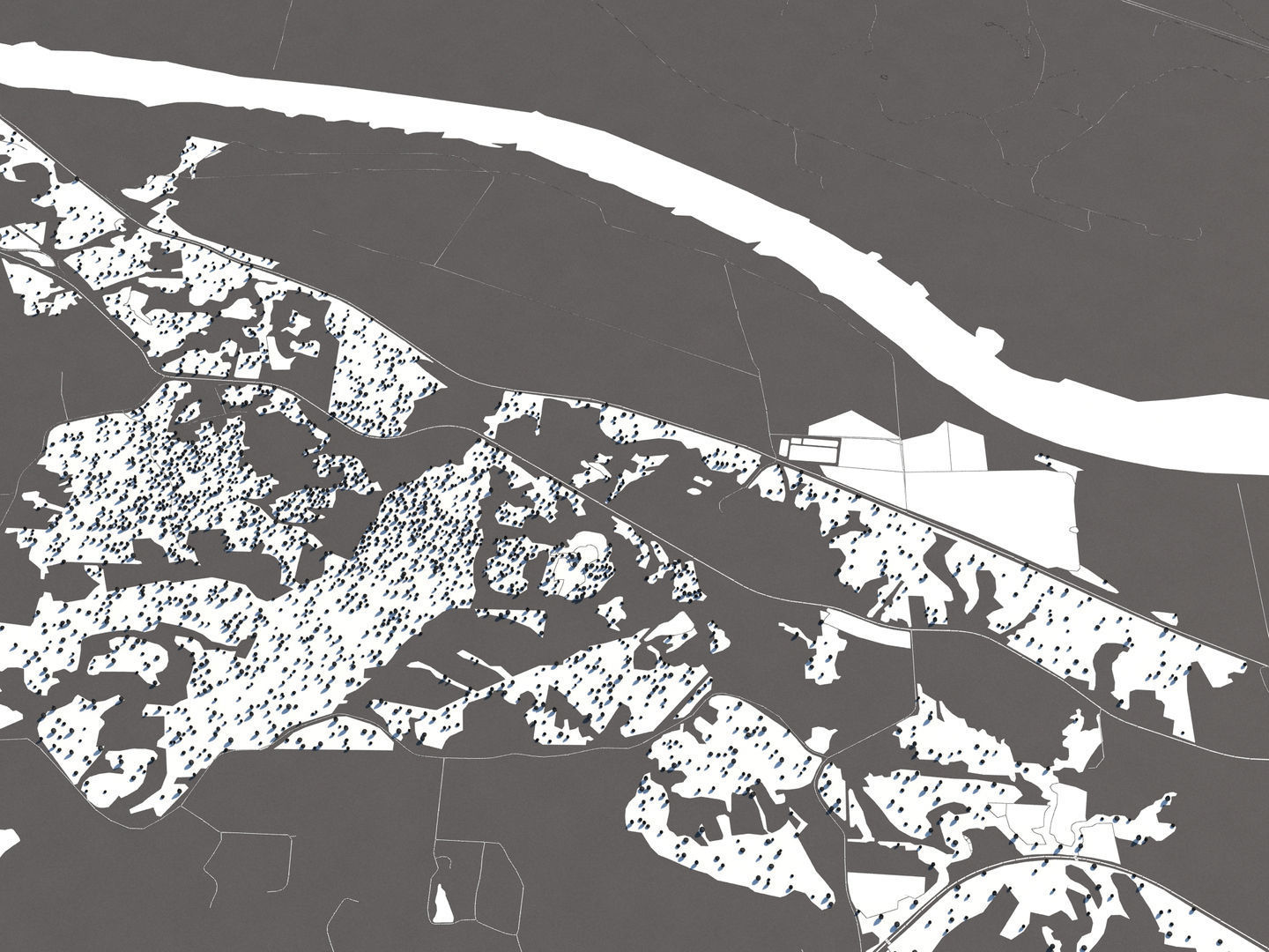 Jefferson City Missouri USA 50x50km 3D model_21