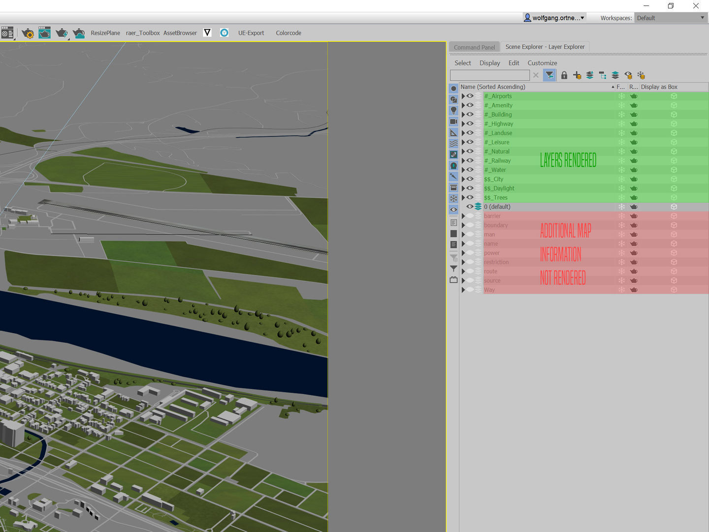 Jefferson City Missouri USA 50x50km 3D model_14