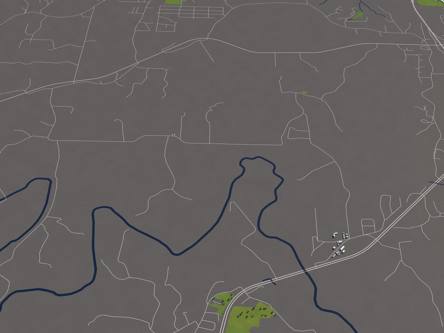 Jefferson City Missouri USA 50x50km 3D model_11