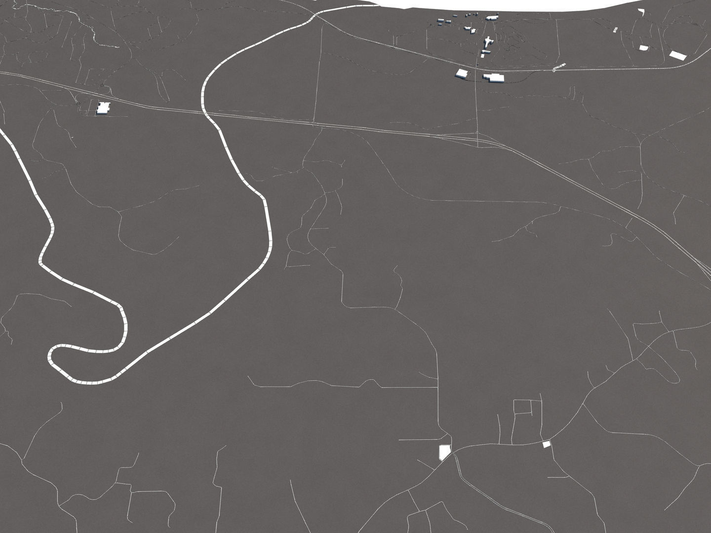 Jefferson City Missouri USA 50x50km 3D model_26