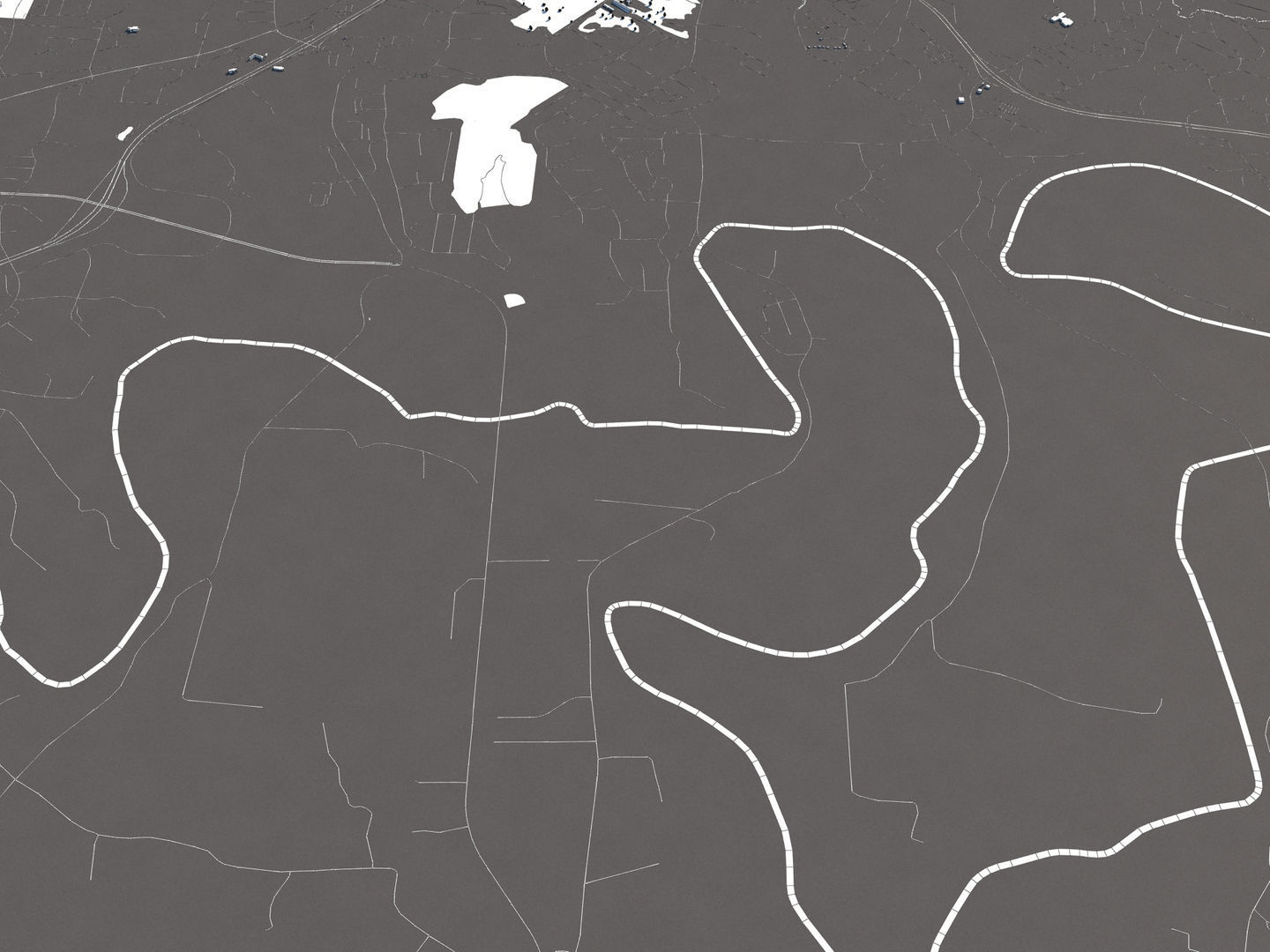 Jefferson City Missouri USA 50x50km 3D model_25